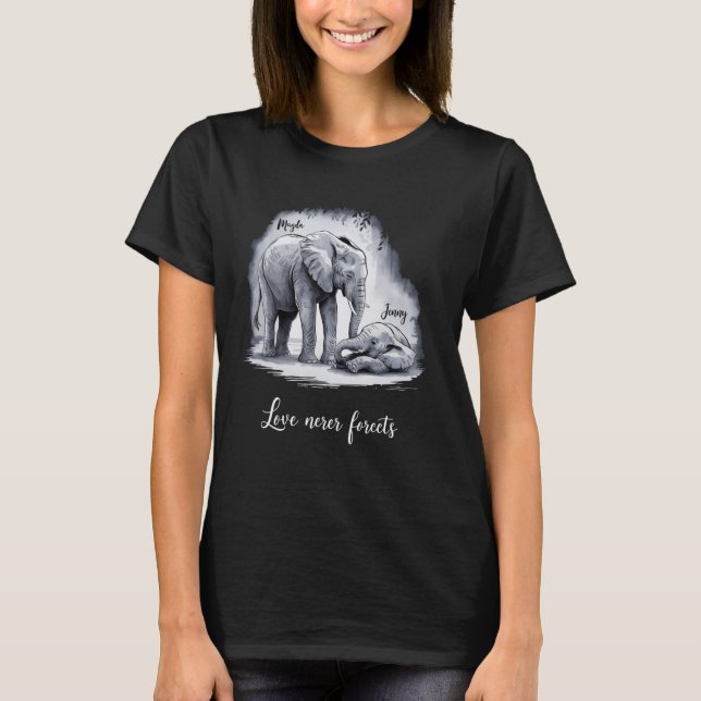 Magda & Jenny Elephant Memorial T-Shirt u2013 Love (Front)