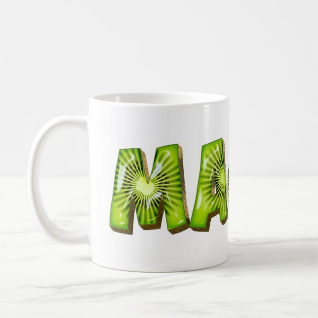 Magda Name Kiwi Style Cup Tea Cup Coffee Cup (Left)