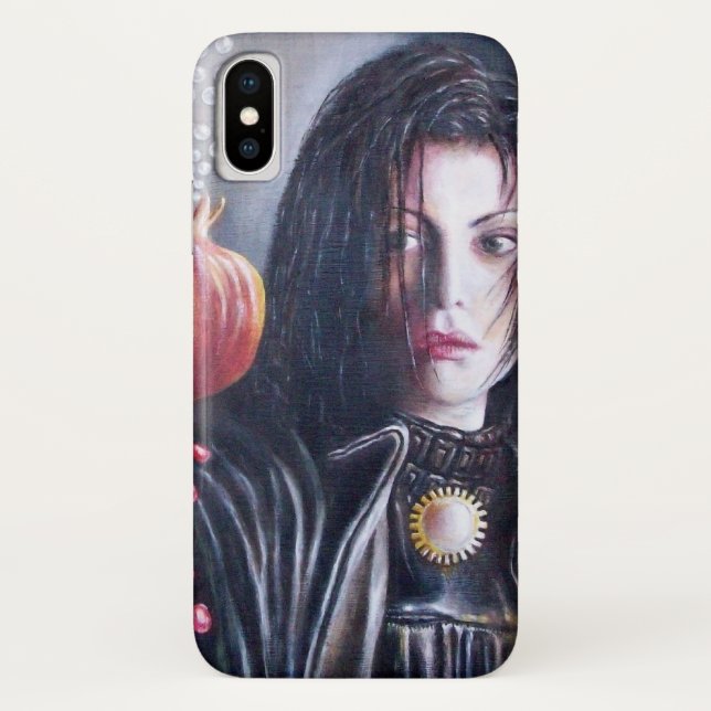 MAGDALEN AND POMEGRANATE Black White Red Case-Mate iPhone Case (Back)