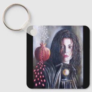 MAGDALEN AND POMEGRANATE KEY RING