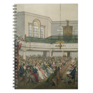 Magdalen Chapel, from 'Ackermann's Microcosm of Lo Spiral Notebook