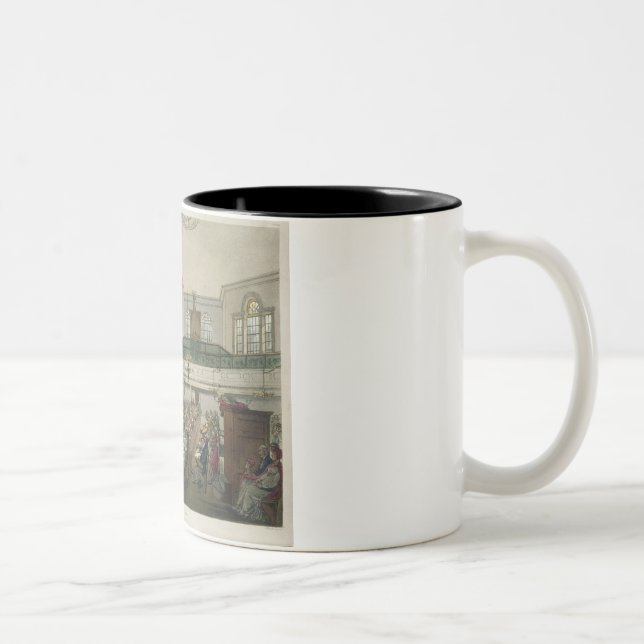 Magdalen Chapel, from 'Ackermann's Microcosm of Lo Two-Tone Coffee Mug (Right)