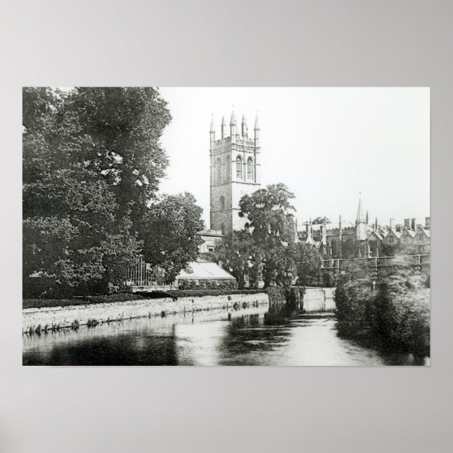 Magdalen College from the Cherwell Poster (Front)