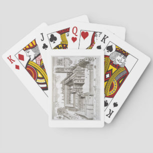 Magdalen College, Oxford, from 'Oxonia Illustrata' Playing Cards