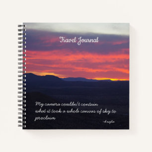 Magdalena, New Mexico sunset - Travel Notebook