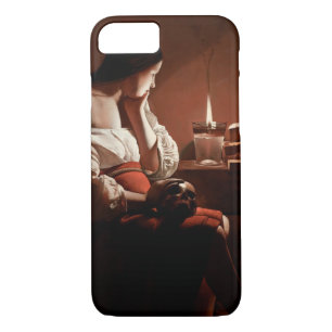 Magdalene with the Smoking Flame, La Tour Case-Mate iPhone Case