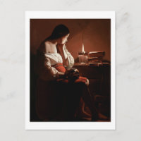 Magdalene with the Smoking Flame, La Tour