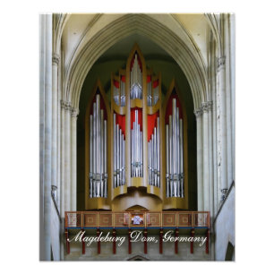Magdeburg Cathedral pipe organ Photo Print