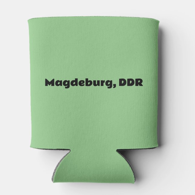 Magdeburg, DDR, Magdeburg, Germany (Ossi) Can Cooler (Back)