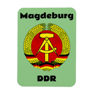 Magdeburg, DDR, Magdeburg, Germany (Ossi) Magnet