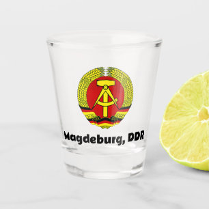 Magdeburg, DDR, Magdeburg, Germany (Ossi) Shot Glass