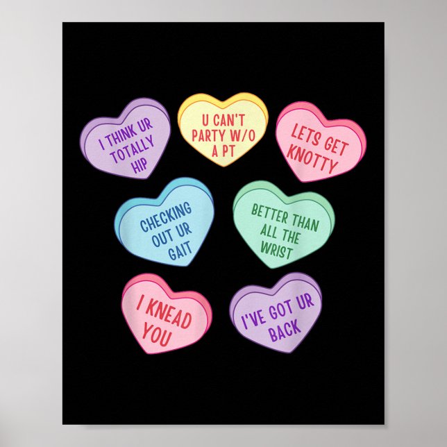 Mage Therapist Valentines Mage Therapy Heart Poster (Front)
