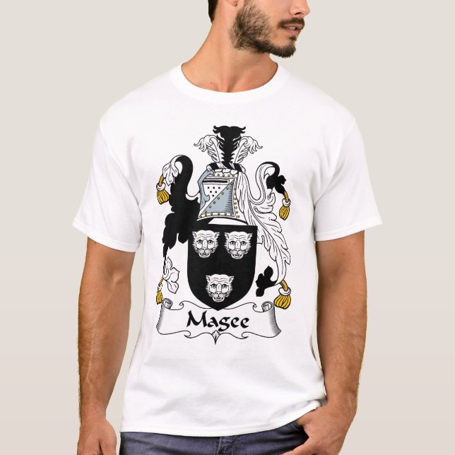 Magee Family Crest T-Shirt (Front)