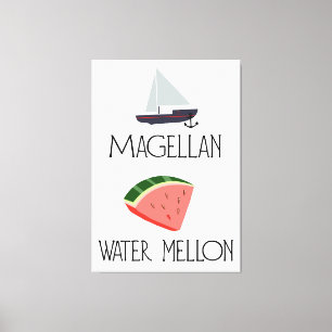 Magellan Water Melon Canvas Print