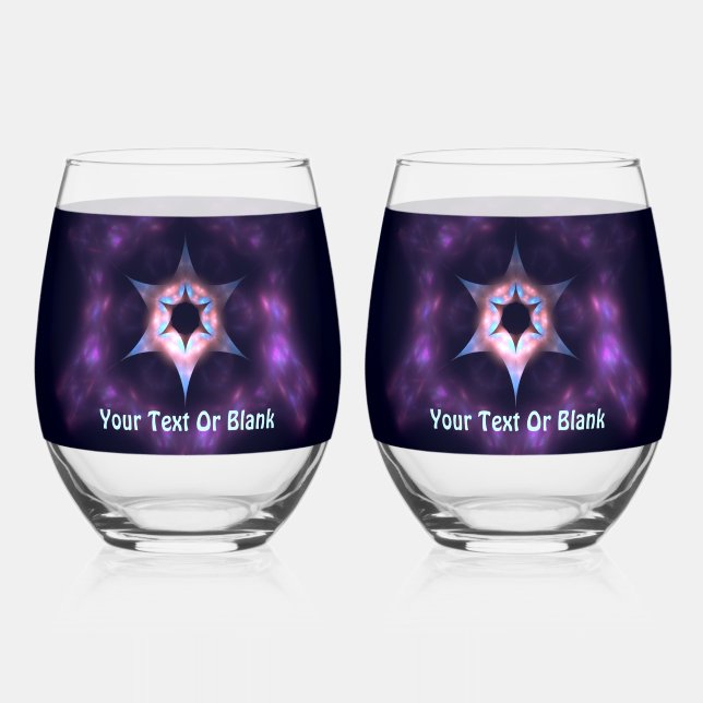 Magen Dalet Whiskey Glass (Front)