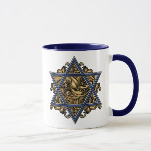Magen David Gold Mug