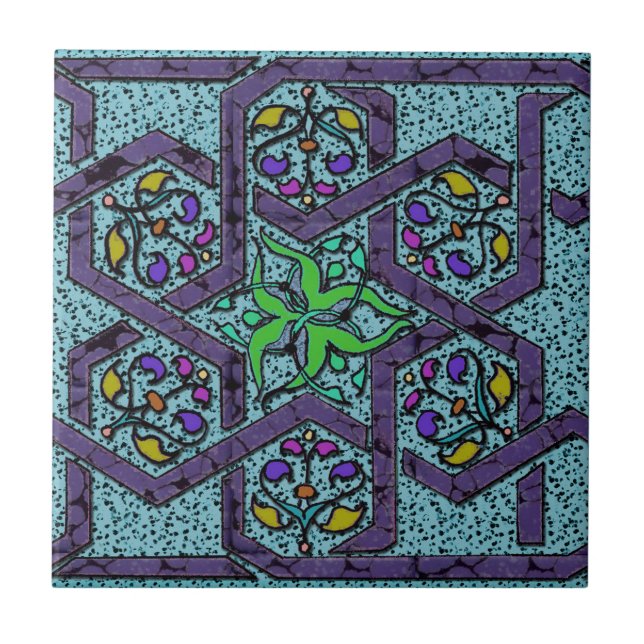 Magen David Knotwork Tile (Front)