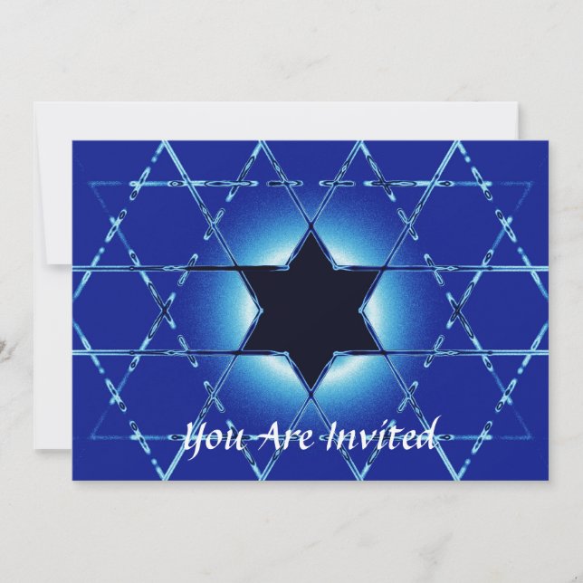 Magen Gimel Bar/Bat Mitzvah Invitation (Front)