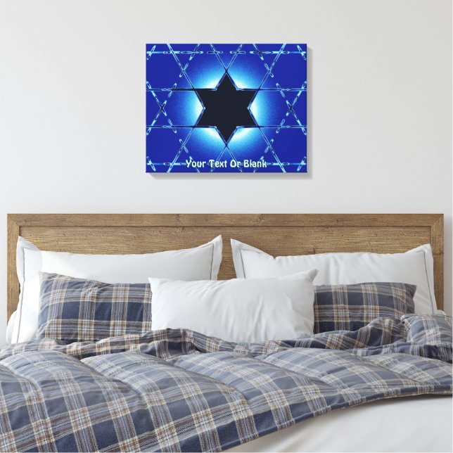 Magen Gimel Canvas Print (Insitu(Bedroom))