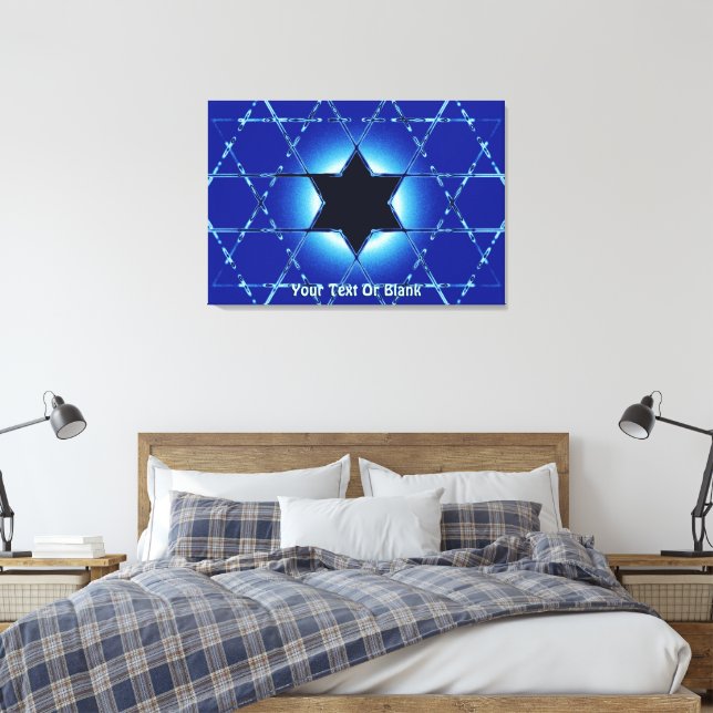 Magen Gimel Canvas Print (Insitu(Bedroom))
