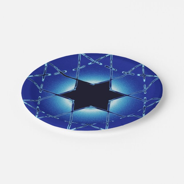 Magen Gimel Paper Plate (Angled)