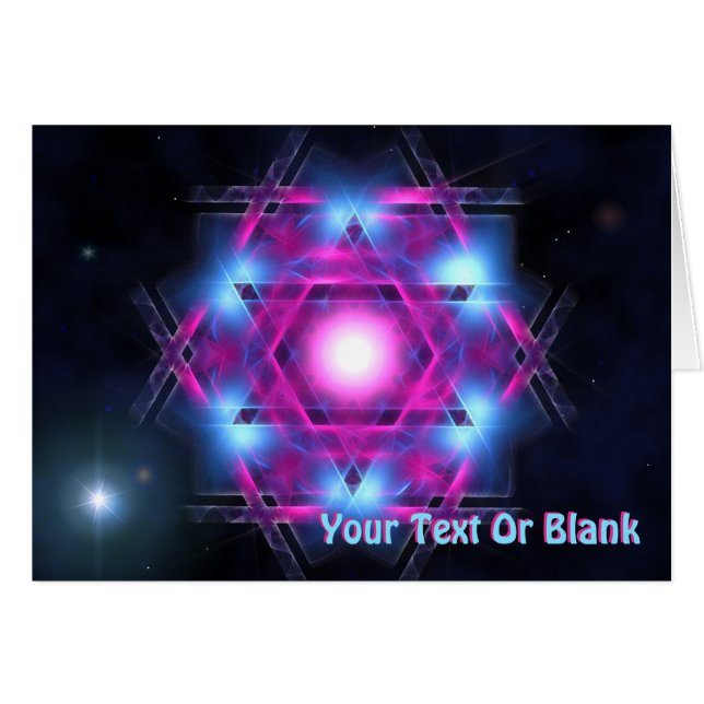 Magen Heh Fractal (Front Horizontal)