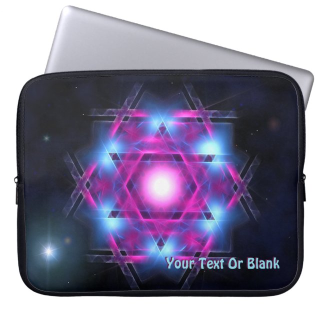 Magen Heh Fractal Laptop Sleeve (Front)