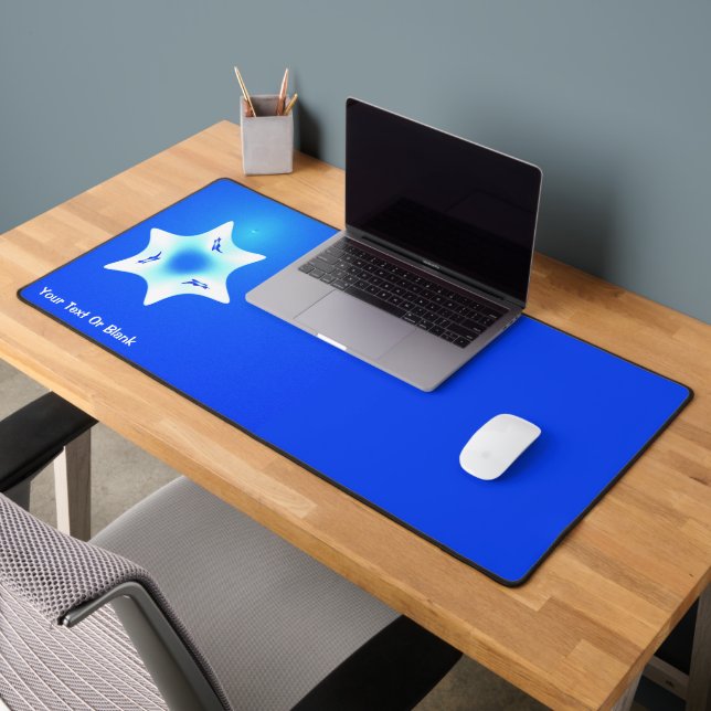 Magen Lavan (White Star) Desk Mat (Office 2)
