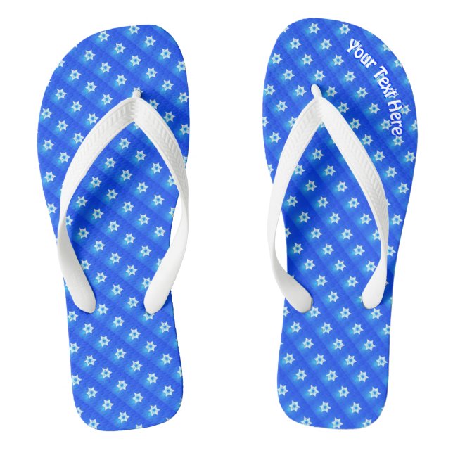 Magen Lavan (White Star) Jandals (Footbed)