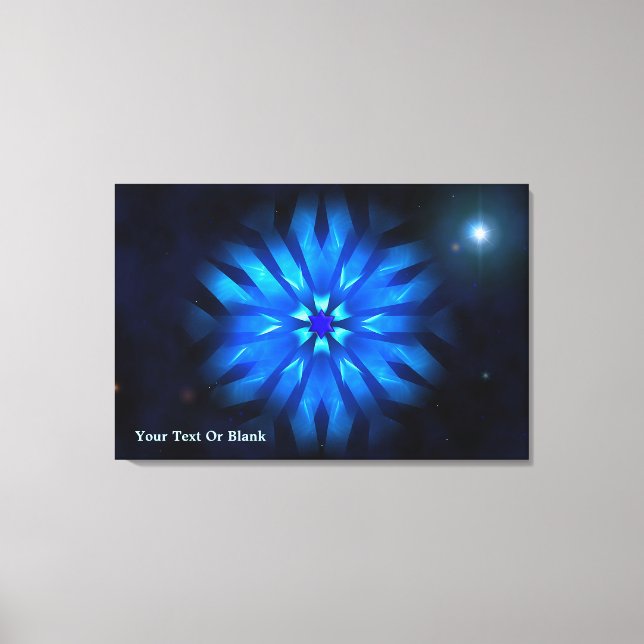 Magen Zayin Canvas Print (Front)