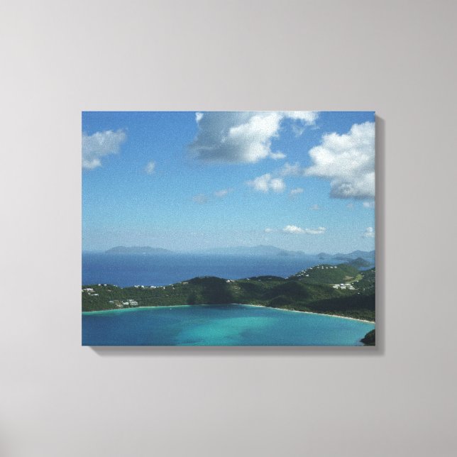 Magens Bay, St. Thomas Beautiful Island Scene Canvas Print (Front)