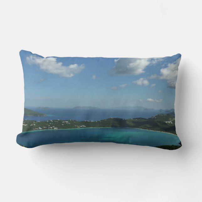 Magens Bay, St. Thomas Beautiful Island Scene Lumbar Cushion (Front)