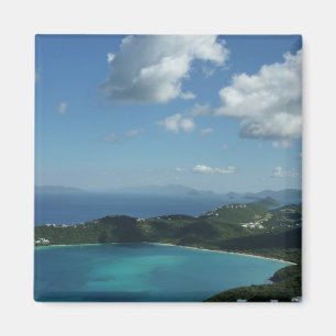 Magens Bay, St. Thomas Beautiful Island Scene Magnet