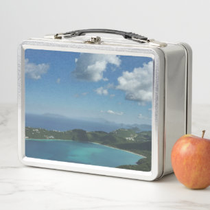 Magens Bay, St. Thomas Beautiful Island Scene Metal Lunch Box