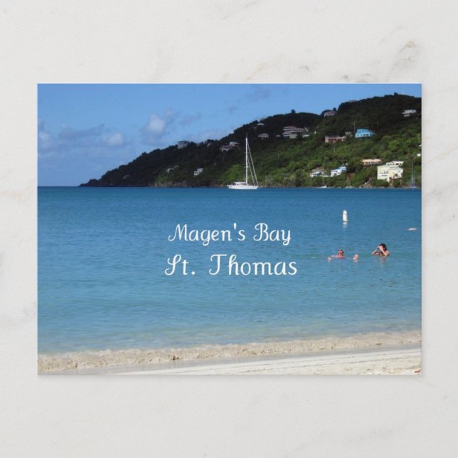 Magen's Bay, St. Thomas Postcard (Front)