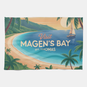 Magen's Bay, St. Thomas Tea Towel