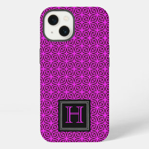 Magenta Abstract All Over Print iPhone 13 Case