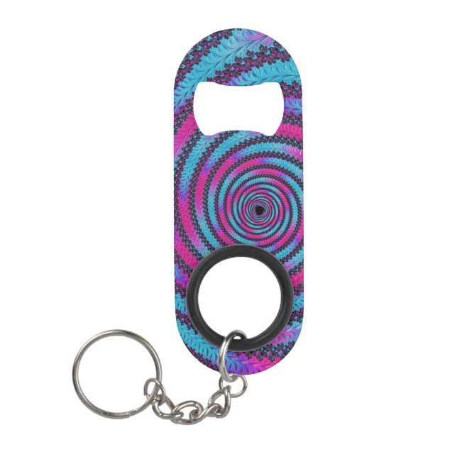 Magenta and Cyan Spiral (Front)