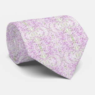 Magenta And Pistachio Green Splatter Abstract Art Tie