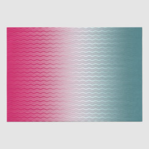 Magenta and Teal  Tissue Paper