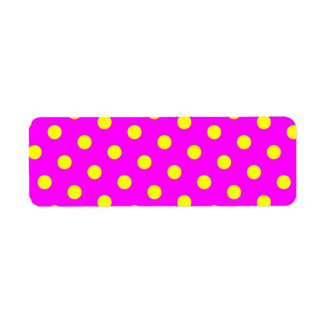 Magenta and Yellow Polka Dots (Front)