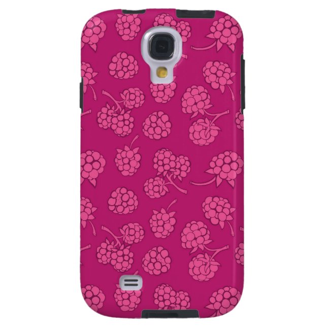 Magenta Berry Pattern Case-Mate Samsung Galaxy Case (Back)
