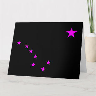 Magenta Big Dipper Card