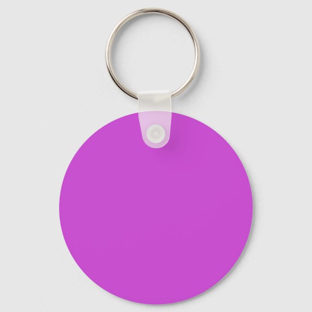 Magenta / Bright Purple CE43D8 and Option for Name Key Ring (Front)