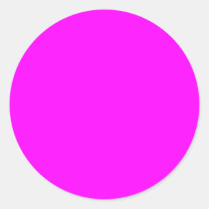 Magenta Classic Round Sticker