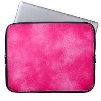 Magenta Cloud Effect Electronics Bag