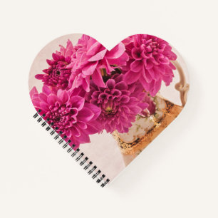 Magenta Dahlias Notebook