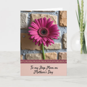 Magenta Daisy Mothers Day Card