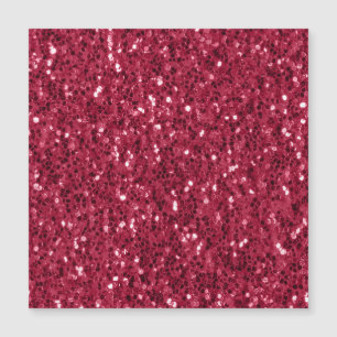 Magenta dark pink red faux sparkles glitter