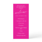 Magenta Delicate Calligraphy Birthday Party